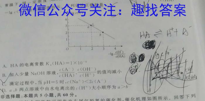 q德州市2023-2024学年度上学期高三年级期末考试(2024.1)化学