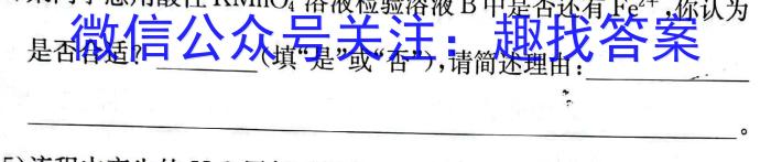 3陕西省西咸新区2023-2024学年度高二第一学期期末质量检测化学试题