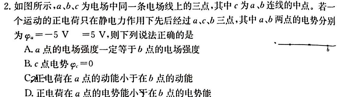 江西省赣州市2024-2025学年上学期九年级开学考试(物理)试卷答案