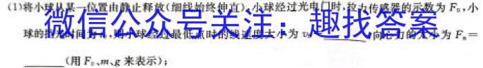 ［山西大联考］山西省2024-2025学年上学期高二年级开学考试物理试卷答案