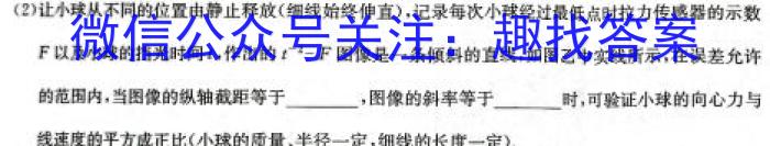 福建省漳州市2025届高中毕业班第一次教学质量检测物理试题答案