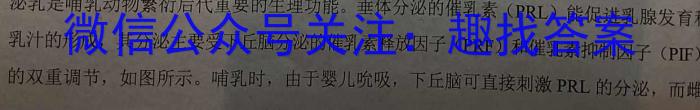 安徽第一卷·2023-2024学年安徽省九年级教学质量检测五Ⅴ(3月)数学