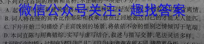 皖智教育 安徽第一卷·百校联盟2024届中考大联考语文