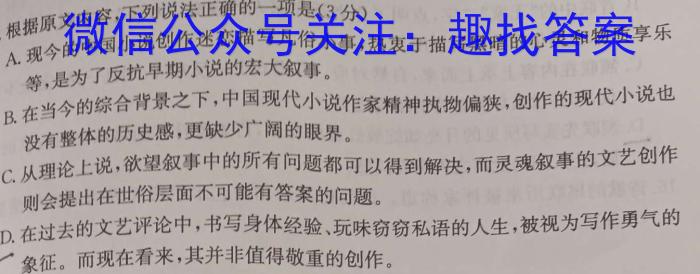 2024年普通高等学校招生全国统一考试 模拟试题(六)(压轴卷II)语文