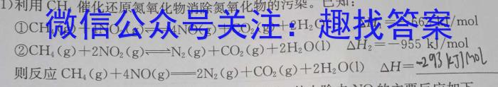 q安徽省宿州市2023-2024学年高二年级上学期1月期末联考化学