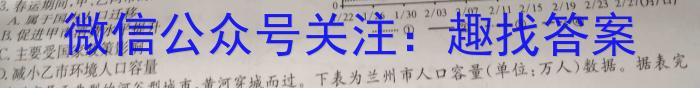 [今日更新]神州智达 2023-2024高三省级联测考试 预测卷Ⅰ(六)6地理h