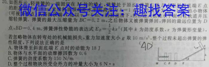 安徽省2024年中考密卷·先享模拟卷(二)2物理`