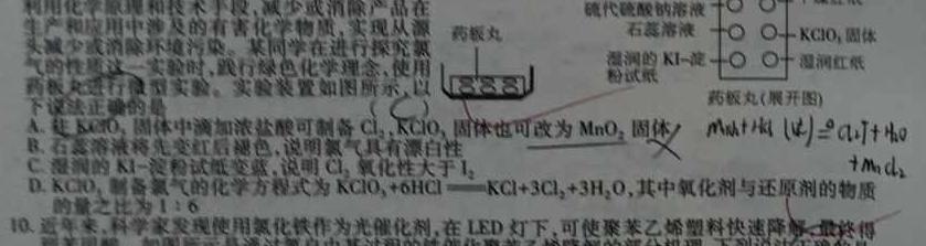 【热荐】名校计划 2024年河北省中考适应性模拟检测(预测二)化学