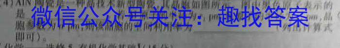 安徽省太和中学高一下学期第二次教学质量检测(241731Z)化学