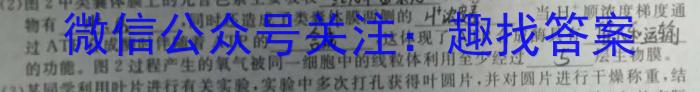 初中"诗画安徽·探索之旅"2024届九年级考试(双菱形)生物学试题答案