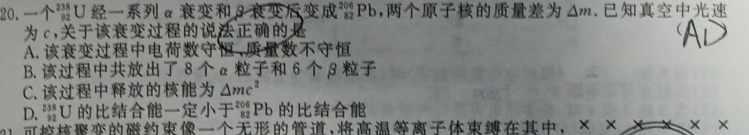 福建省2024-2025学年高三年级第一次质量检测(物理)试卷答案