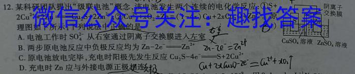 q漳州十校联盟2023-2024学年度第二学期期中联考（高一年级）化学