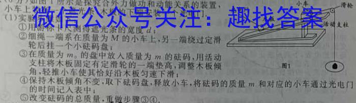 2024届衡水金卷先享题 信息卷(二)2物理试卷答案