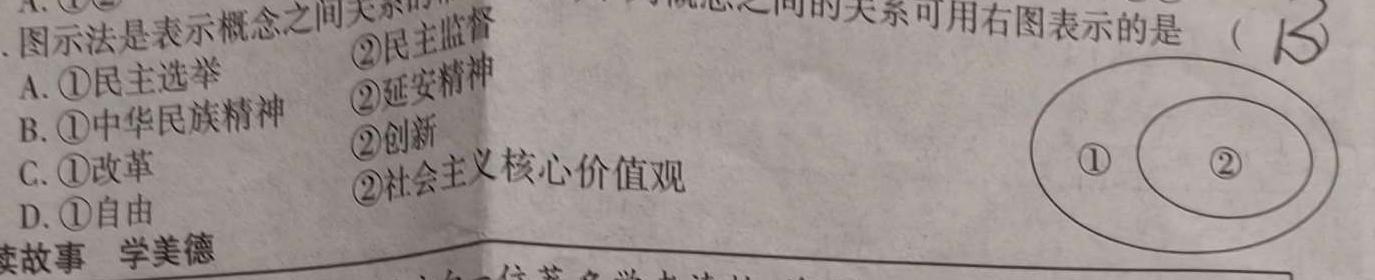 江西省景德镇市乐平市2023-2024学年度八年级下学期期末学业评价思想政治部分