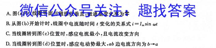 2024年河北省高一下学期5月联考物理`