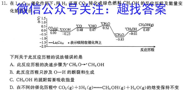 百师联盟 2024-2025学年高一年级10月月考化学