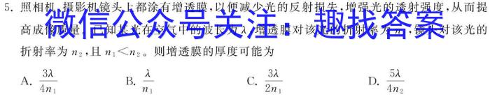 2024普通高等学校招生全国统一考试临门一卷(一)物理`