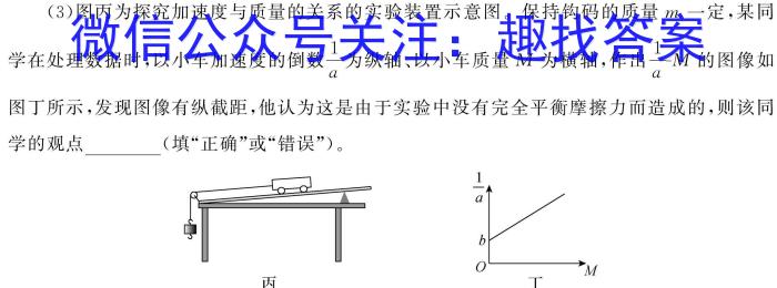 百校联赢·2024安徽名校大联考一物理