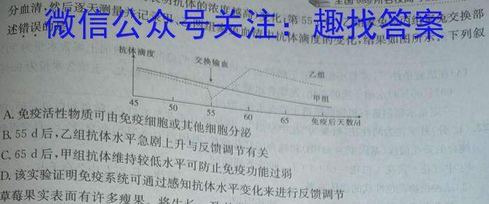 [乐山三诊]乐山市高中2024届高三第三次调查研究考试生物学试题答案