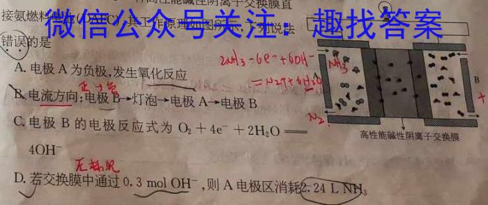 2024高考名校导航冲刺金卷(二)2化学