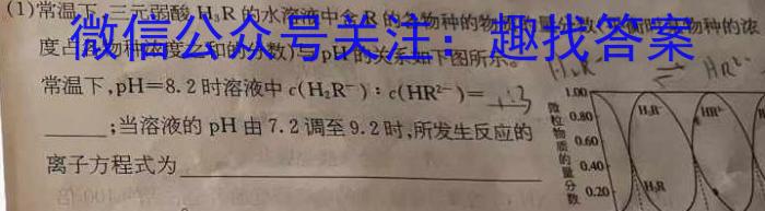 q2023-2024年池州名校学校九年级下学期开学考化学