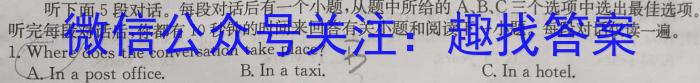 山西省大同市2023-2024学年度第二学期高一年级期中考试英语