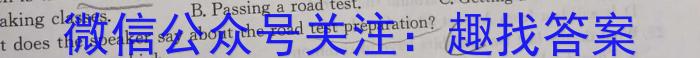 安徽省2024届九年级中考规范总复习（二）英语