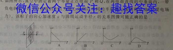 2024年高三普通高等学校招生模拟考试(24-554C)物理试题答案