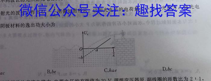 2023学年高二第二学期浙江省精诚联盟3月联考物理