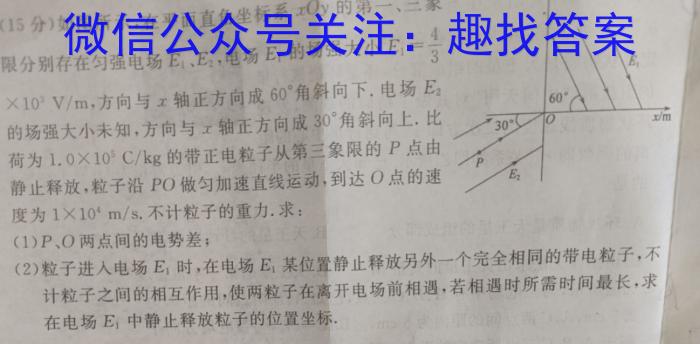 2024年河南省普通高中毕业班高考适应性测试f物理