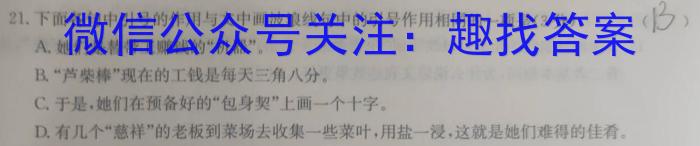 2024年河北省初中毕业生升学文化课考试(2)/语文