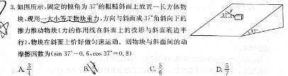 [今日更新]湖北省七市2024届高三3月联考.物理试卷答案