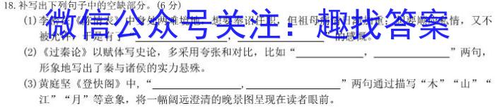 2023-2024学年河北省高二年级期末考试(24-332B)/语文