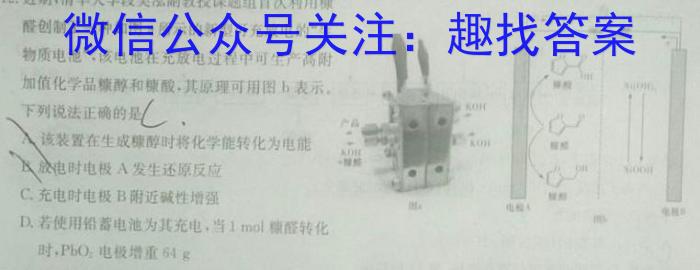 f衡水金卷先享题2024年普通高等学校招生全国统一考试模拟试题分科综合全国乙卷化学