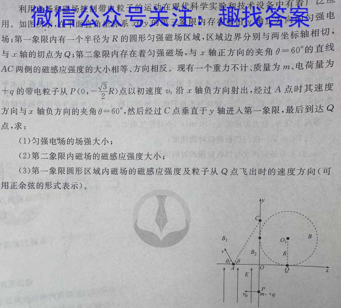 许昌市2023-2024学年第一学期期末教学质量检测（高二）物理试卷答案