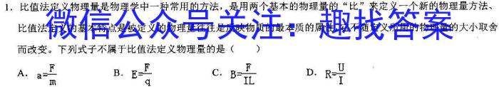 龙岩市2024年高中毕业班三月教学质量检测物理试卷答案