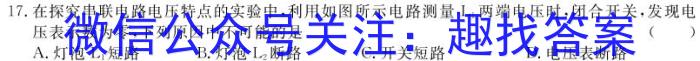 山东省济南市2024年1月高一期末学习质量检测物理试卷答案