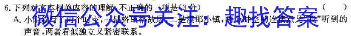 河南省2023-2024学年度高三第一次大练习语文