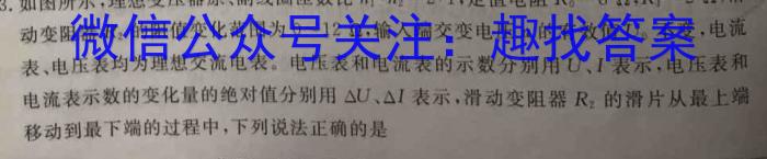 卓越联盟2023-2024学年高二(下)第三次月考(24-549B)物理试卷答案