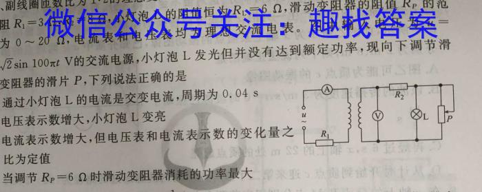 2024届北京专家卷·高考仿真模拟卷(二)h物理