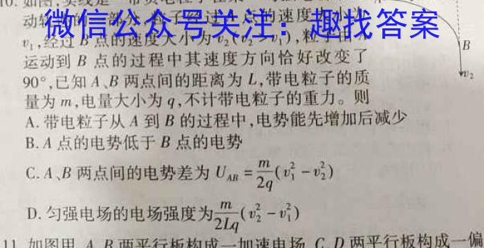 2024届贵州省六校联盟高考实用性联考(二)2物理试题答案