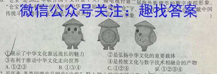 2024届贵州省六校联盟高考实用性联考卷（二）政治~