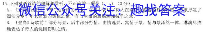 河北省沧州市某校2023-2024学年八年级下学期开学测试/语文