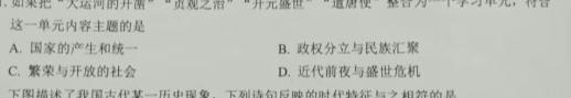 2024届炎德英才大联考长沙市一中高三月考试卷(八)历史