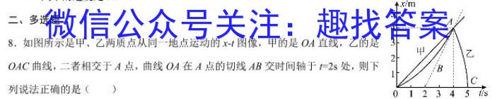 2024河南中考学业备考全真模拟试卷(信息卷)物理`