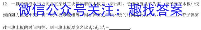 河南省2023-2024学年九年级下期学情调研4物理试题答案