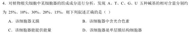 2024年广东省湛江市普通高考第二次模拟测试(24-390C)生物