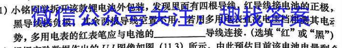 1号卷A10联盟2023级高二上学期9月初开学摸底考物理试题答案