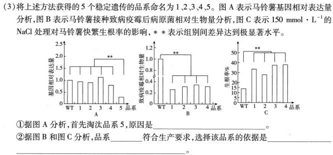 河南省镇平县2023-2024学年第二学期七年级期中学情调研试卷生物