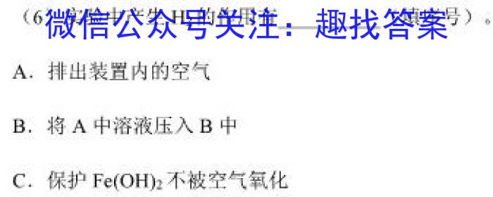 q安徽省淮南市寿县寿春中学2024届九年级12月月考化学